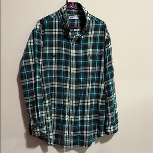 Men’s blue, black, and gray Sonoma flannel